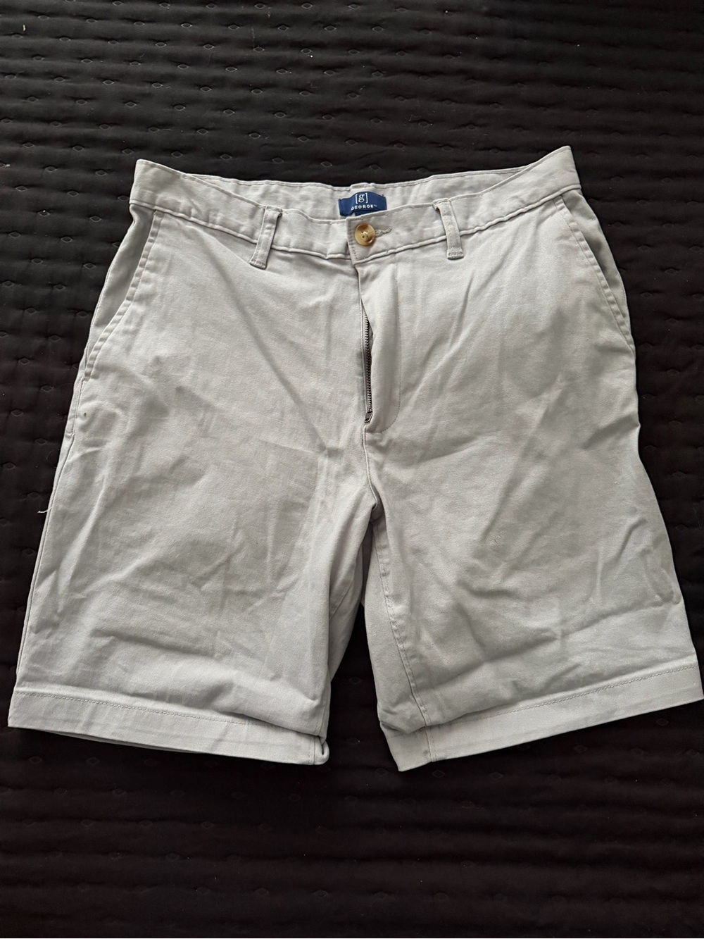 Men's Light Gray Chino Shorts by George